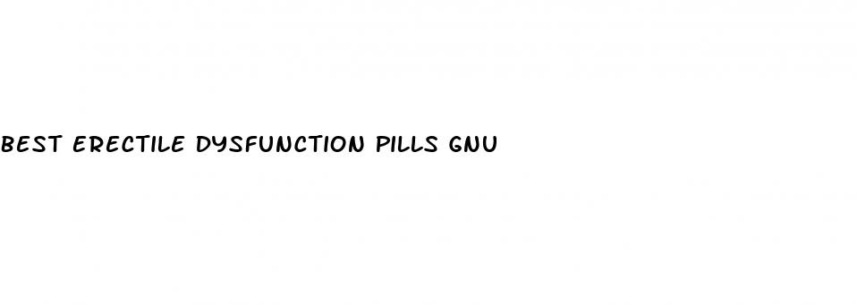 Best Erectile Dysfunction Pills Gnu