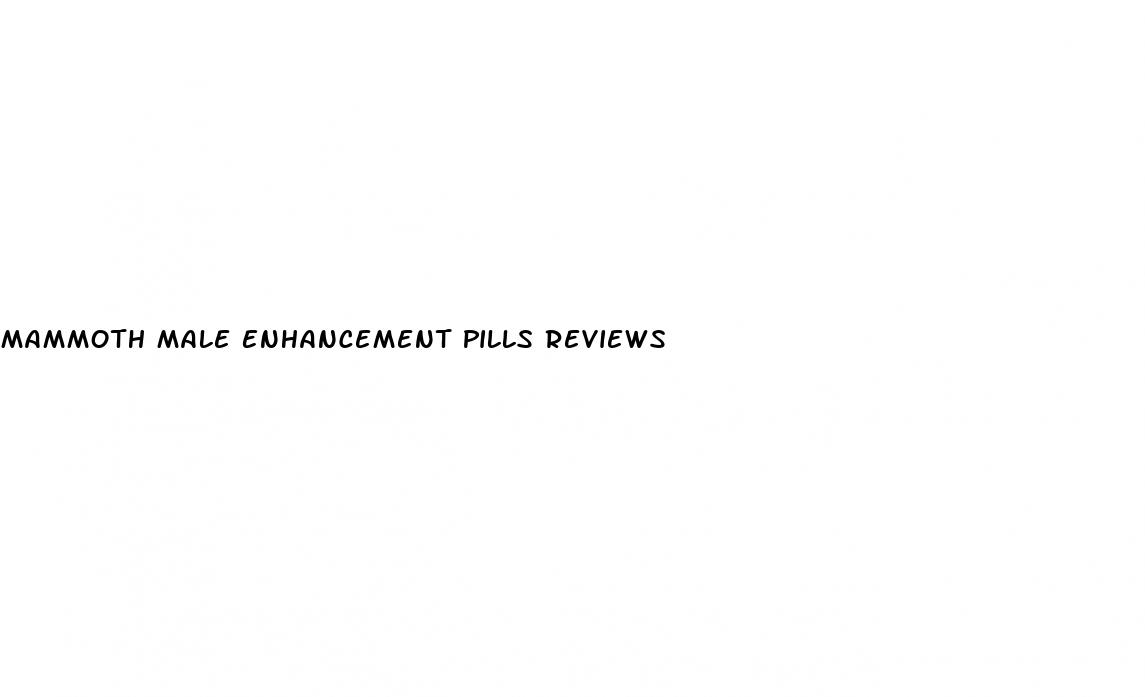 Mammoth Male Enhancement Pills Reviews