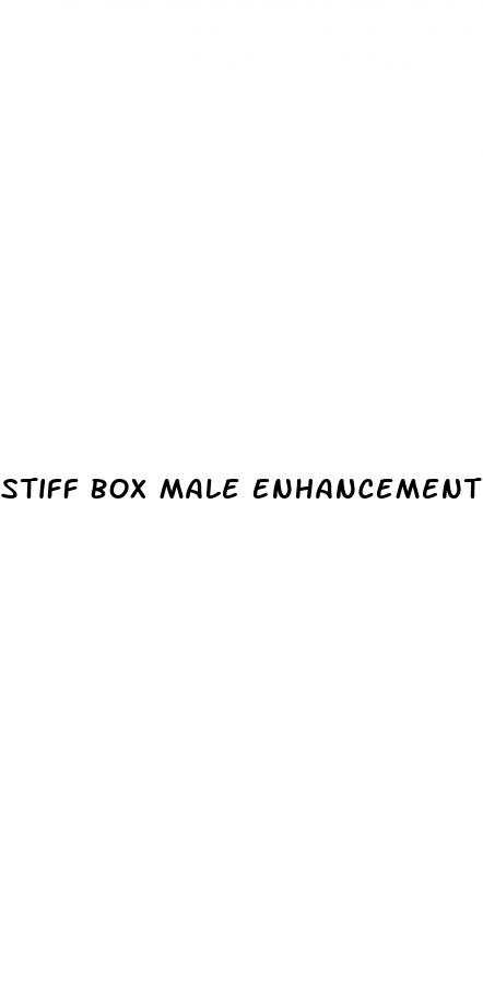 Stiff Box Male Enhancement Pills