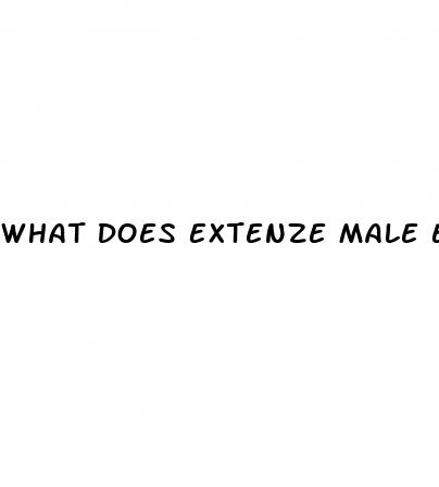 What Does Extenze Male Enhancement Pills Do